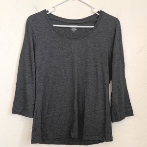 George Gray Long Sleeved Scoop Neck Top